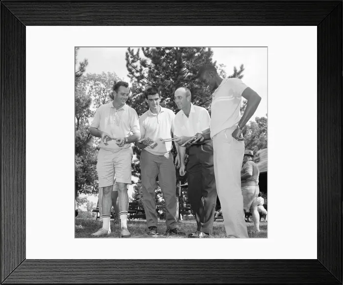Framed Print : H.Pollet, Bob Gibson, Etc. Play Horseshoes Framed Print : H.Pollet, Bob Gibson, Etc. Play Horseshoes