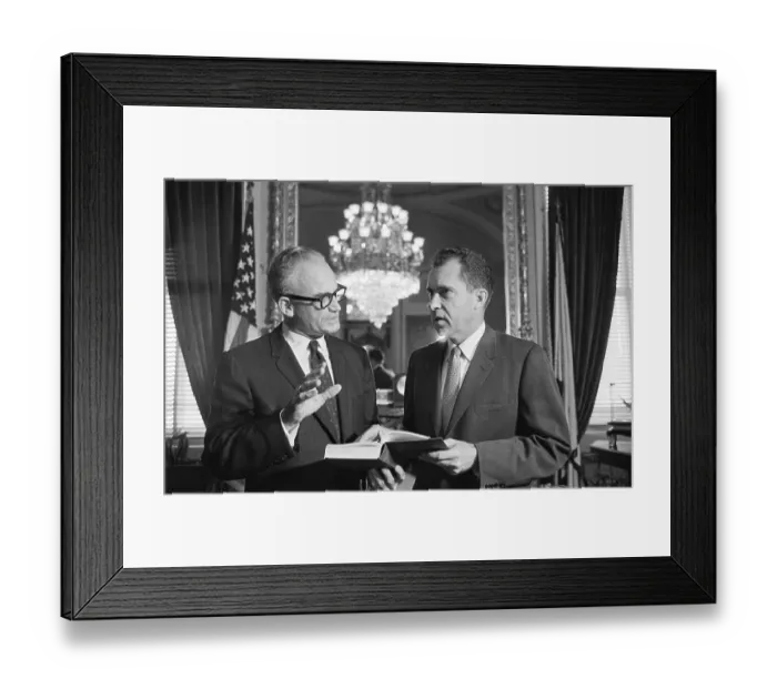 Framed Print : Vice President Nixon and Senator Barry Goldwater
