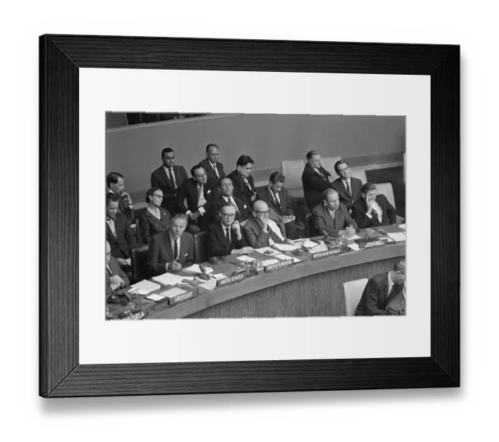 Framed Print : Disarmament Commission at the U.N Framed Print : Disarmament Commission at the U.N