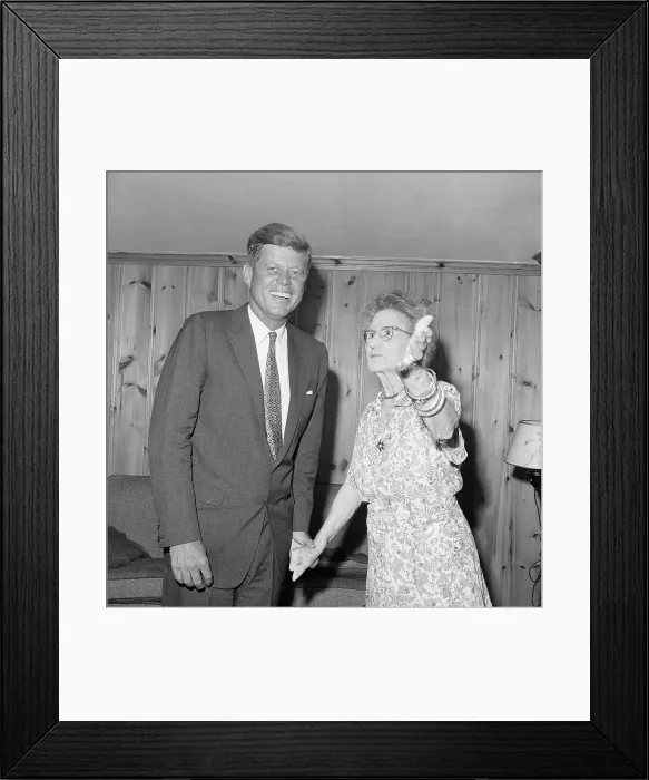 Framed Print : John F. Kennedy and Mary Fitzgerald Framed Print : John F. Kennedy and Mary Fitzgerald