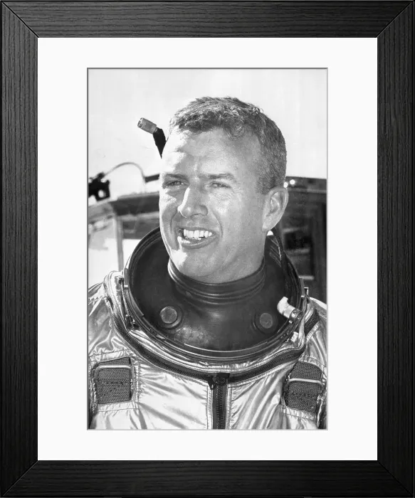 Framed Print : Portrait of Joe Walker Smiling Framed Print : Portrait of Joe Walker Smiling