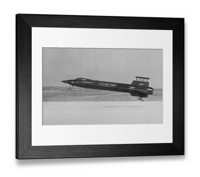 Framed Print : NASA X-15 Landing in Mojave Desert Framed Print : NASA X-15 Landing in Mojave Desert