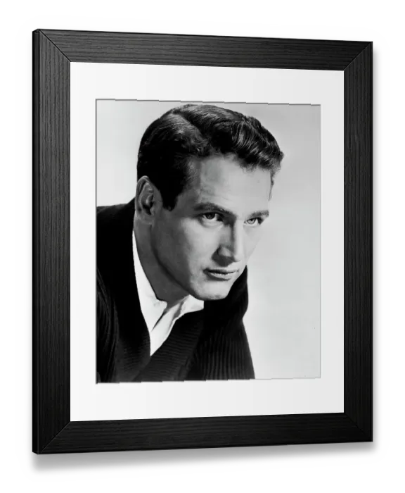 Framed Print : Portrait of Paul Newman Framed Print : Portrait of Paul Newman