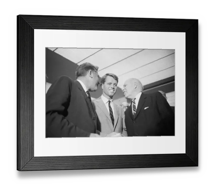 Framed Print : Governors Talking to Robert Kennedy Framed Print : Governors Talking to Robert Kennedy