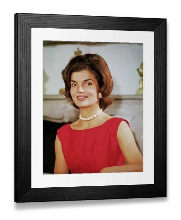 Framed Print : Jacqueline Kennedy at Home Framed Print : Jacqueline Kennedy at Home