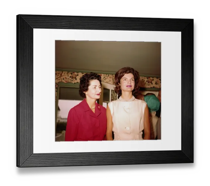 Framed Print : Ladybird Johnson and Jacqueline Kennedy Framed Print : Ladybird Johnson and Jacqueline Kennedy