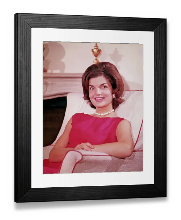 Framed Print : Jacqueline Kennedy at Home Framed Print : Jacqueline Kennedy at Home