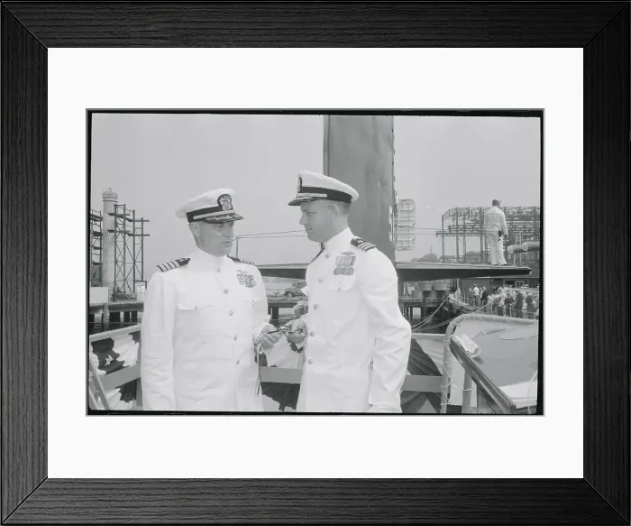 Framed Print : Norman B. Bessac Receiving Award Framed Print : Norman B. Bessac Receiving Award