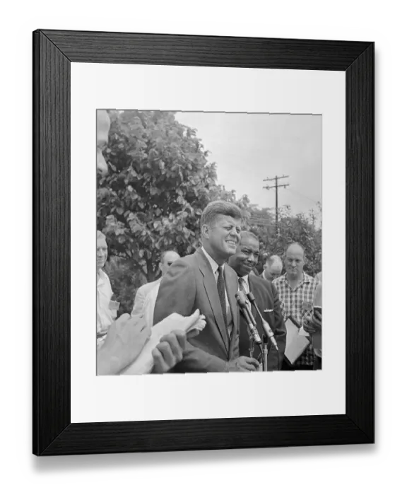Framed Print : John F. Kennedy and Frank D. Reeves Framed Print : John F. Kennedy and Frank D. Reeves
