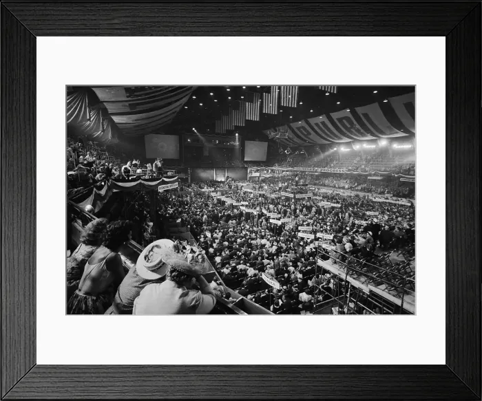 Framed Print : Gen View Of Gop National Convention Framed Print : Gen View Of Gop National Convention
