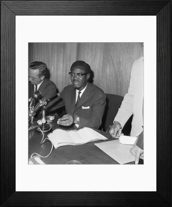 Framed Print : Patrice Lumumba At United Nations Framed Print : Patrice Lumumba At United Nations