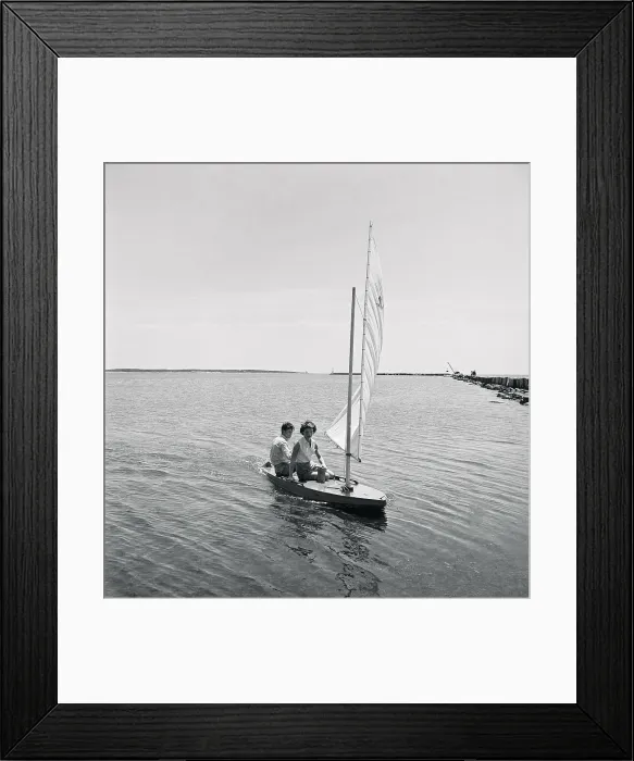 Framed Print : Portrait of John F. Kennedy and Jacqueline Bouvier Framed Print : Portrait of John F. Kennedy and Jacqueline Bouvier