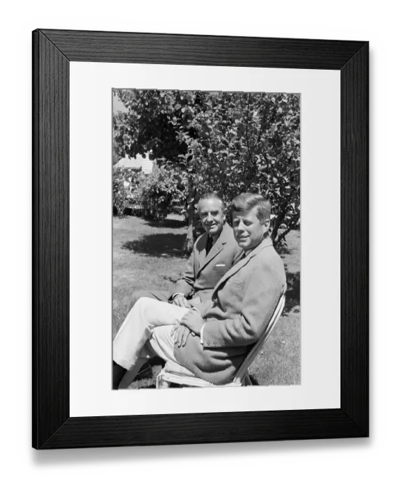 Framed Print : John Kennedy And Averell Harriman Framed Print : John Kennedy And Averell Harriman
