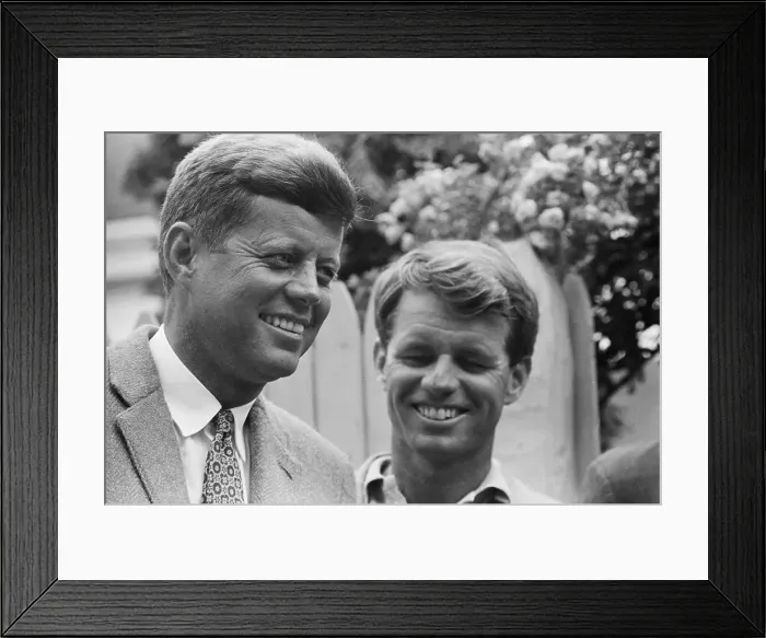 Framed Print : John and Robert Kennedy in Massachusetts Framed Print : John and Robert Kennedy in Massachusetts