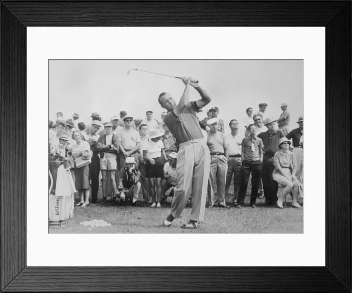 Framed Print : Arnold Palmer Slamming the Ball Framed Print : Arnold Palmer Slamming the Ball