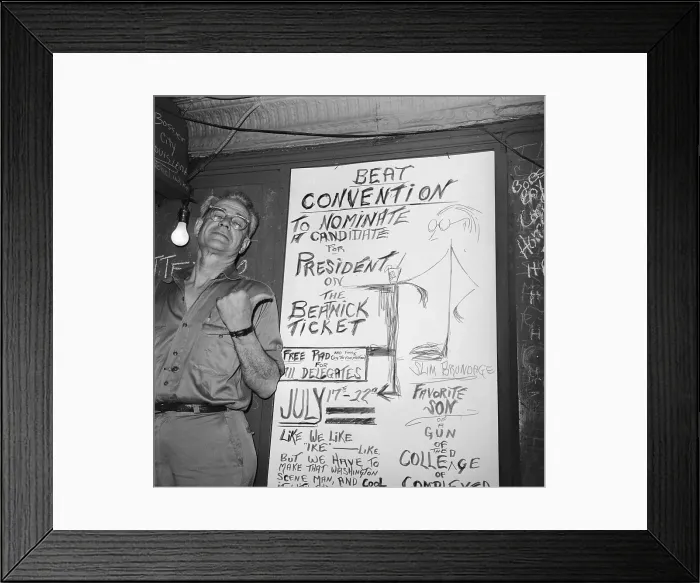 Framed Print : Beatnick Convention Poster Framed Print : Beatnick Convention Poster