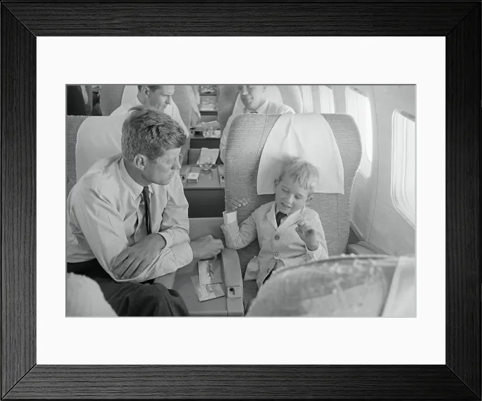 Framed Print : John F. Kennedy Entertaining Bobby Kennedy Jr Framed Print : John F. Kennedy Entertaining Bobby Kennedy Jr