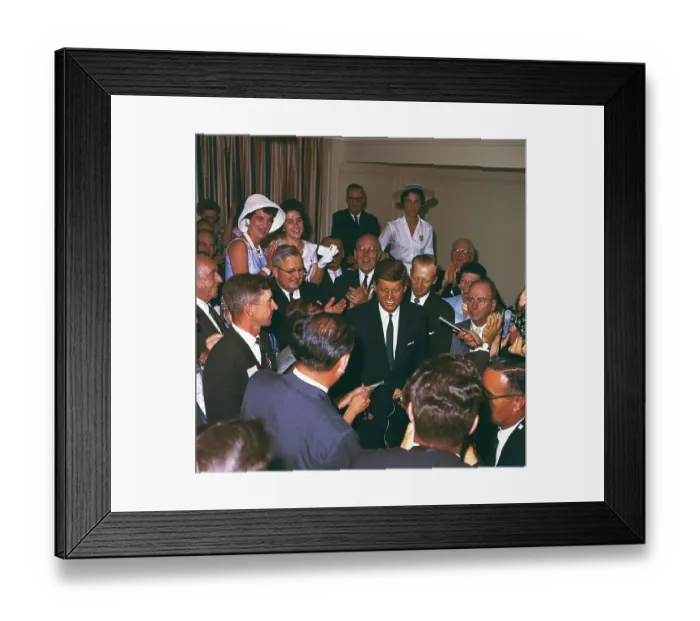 Framed Print : John F. Kennedy and Adlai Stevenson Framed Print : John F. Kennedy and Adlai Stevenson