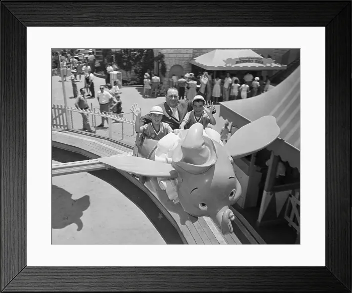 Framed Print : Richard Daley and Sons on Dumbo Ride Framed Print : Richard Daley and Sons on Dumbo Ride