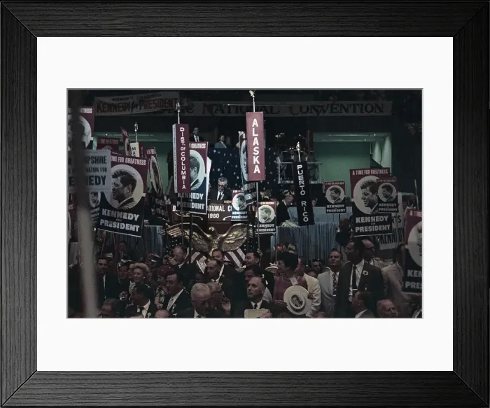 Framed Print : Demonstration for John F. Kennedy Framed Print : Demonstration for John F. Kennedy