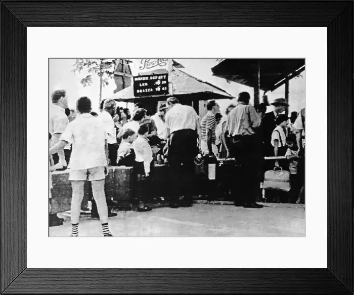 Framed Print : Belgians Waiting to Board Ship Framed Print : Belgians Waiting to Board Ship