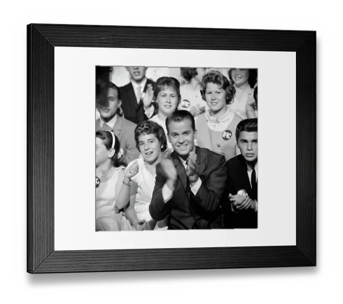 Framed Print : Dick Clark on American Bandstand Framed Print : Dick Clark on American Bandstand