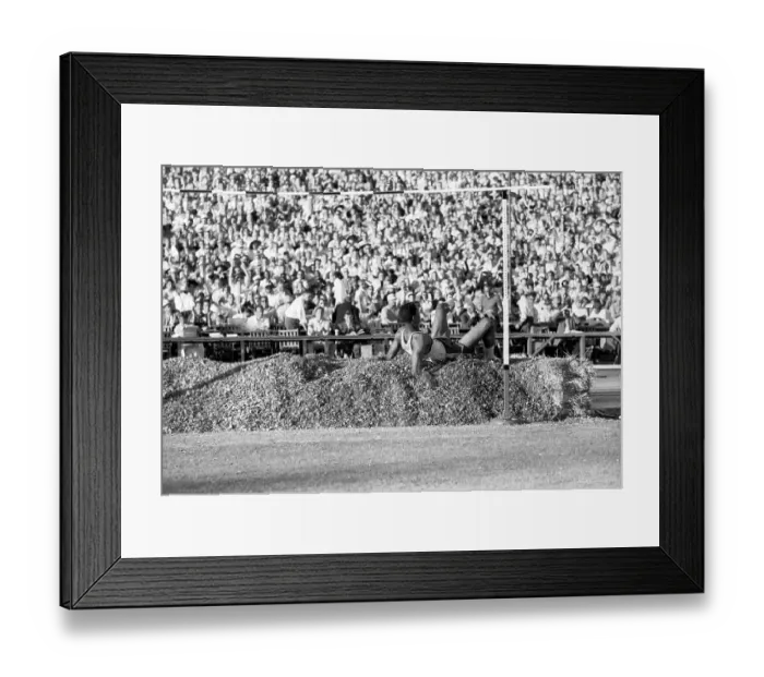 Framed Print : John Thomas Breaks the High Jump Record Framed Print : John Thomas Breaks the High Jump Record