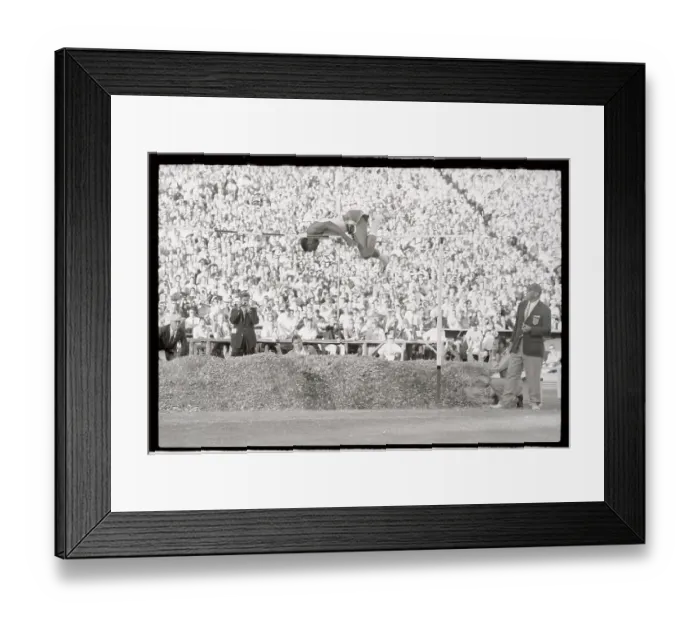 Framed Print : Olympic High Jumper John Thomas Framed Print : Olympic High Jumper John Thomas