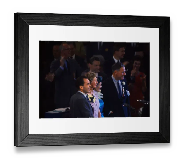 Framed Print : Richard Nixon with Wife and Others at National Convention Framed Print : Richard Nixon with Wife and Others at National Convention