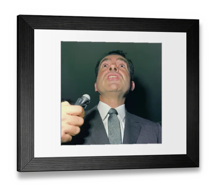 Framed Print : Vice President Richard Nixon Being Interviewed Framed Print : Vice President Richard Nixon Being Interviewed