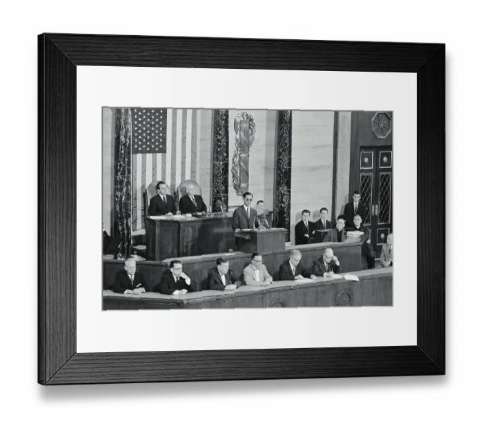 Framed Print : Thai King Giving Speech Framed Print : Thai King Giving Speech
