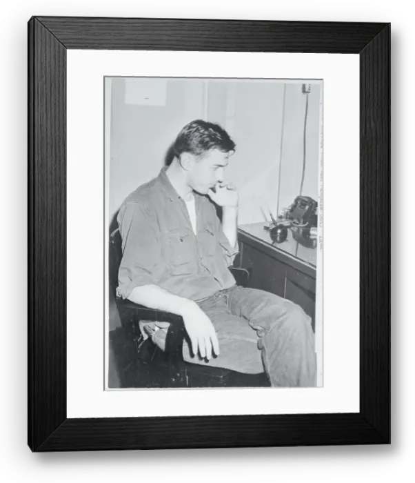 Framed Print : Melvin Davis Rees in Prison Garb Framed Print : Melvin Davis Rees in Prison Garb