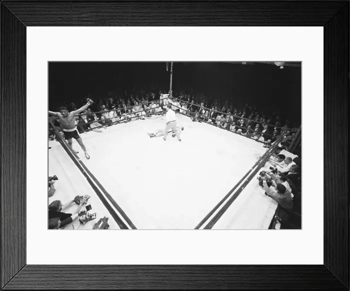 Framed Print : Ingemar Johansson Losing to Floyd Patterson