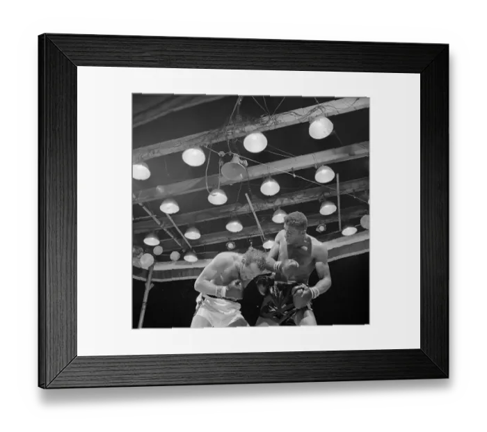 Framed Print : Floyd Patterson Fighting Ingemar Johansson Framed Print : Floyd Patterson Fighting Ingemar Johansson