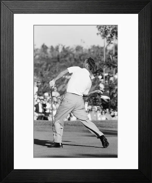 Framed Print : Golfer Arnold Palmer Celebrating U.S. Open Win Framed Print : Golfer Arnold Palmer Celebrating U.S. Open Win