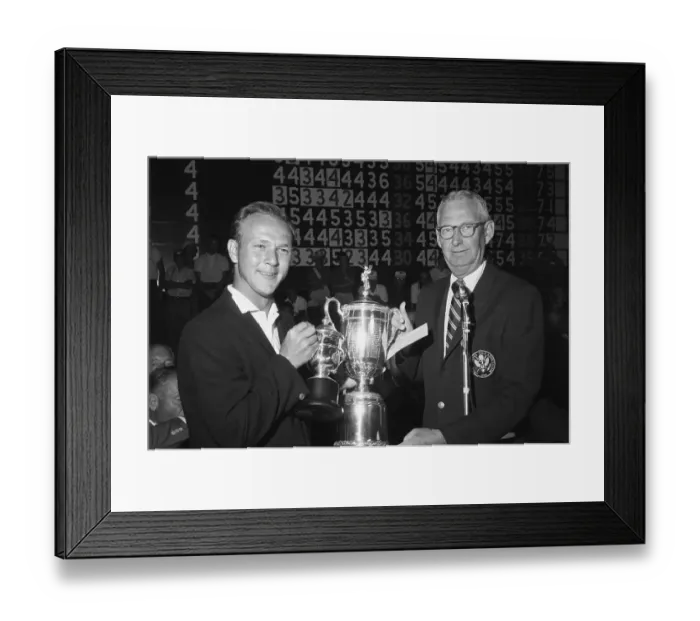 Framed Print : Golfer Arnold Palmer Accepting US Open Trophy Framed Print : Golfer Arnold Palmer Accepting US Open Trophy