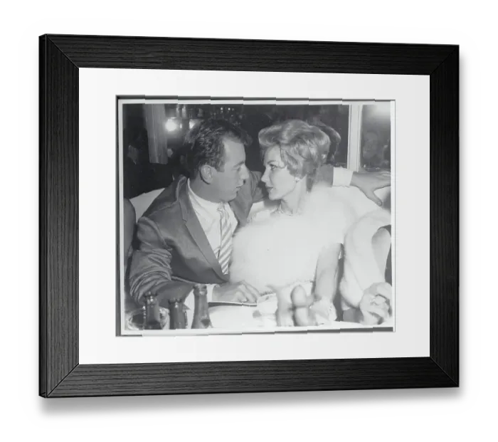Framed Print : Bobby Darin with Fiancee Jo Ann Campbell Framed Print : Bobby Darin with Fiancee Jo Ann Campbell