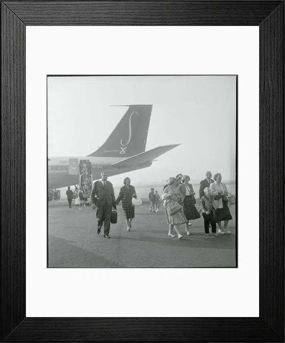 Framed Print : Congolese Citizens Arriving as Exiles at Airport Framed Print : Congolese Citizens Arriving as Exiles at Airport
