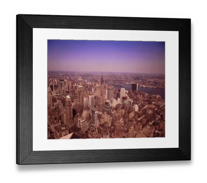 Framed Print : New York City Seen from the Empire State Building Framed Print : New York City Seen from the Empire State Building