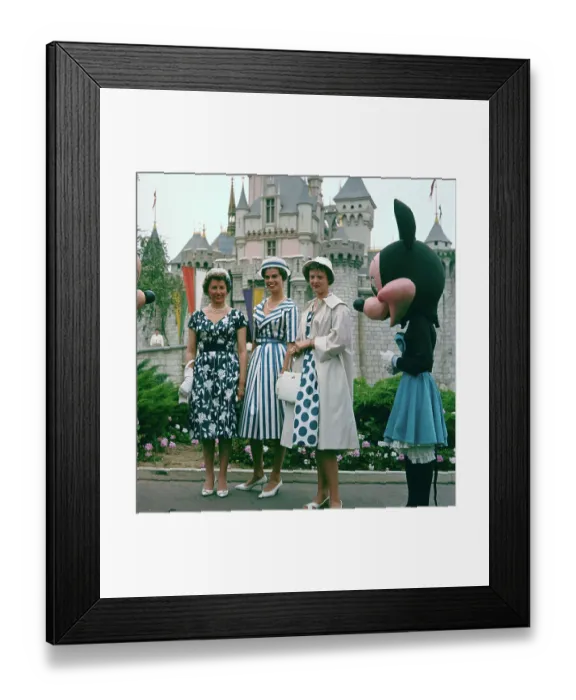 Framed Print : The Scandinavian Princesses at Disneyland Framed Print : The Scandinavian Princesses at Disneyland