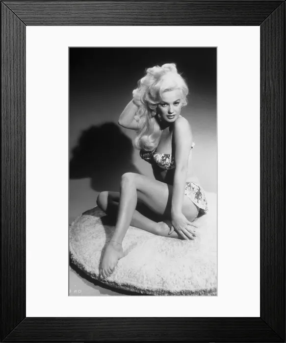 Framed Print : Mamie Van Doren in Seductive Pose Framed Print : Mamie Van Doren in Seductive Pose