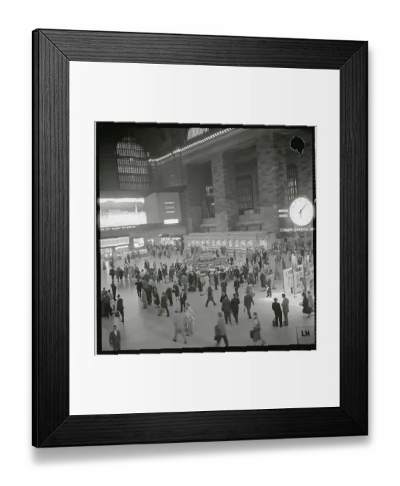Framed Print : Travelers Within Grand Central Terminal Framed Print : Travelers Within Grand Central Terminal