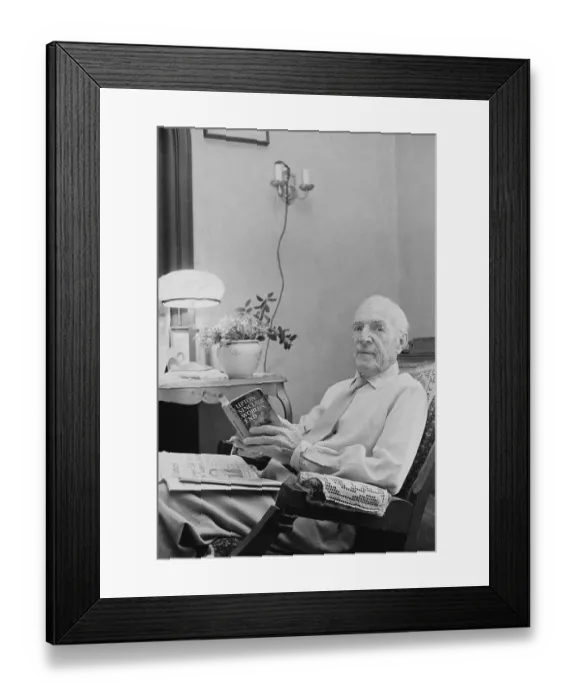 Framed Print : Author and Socialist Upton Sinclair Framed Print : Author and Socialist Upton Sinclair