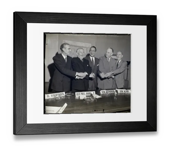 Framed Print : Presidential Hopefuls Join Hands Framed Print : Presidential Hopefuls Join Hands