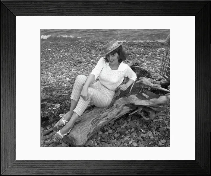 Framed Print : Actor Tina Louise at the Cannes Film Festival
