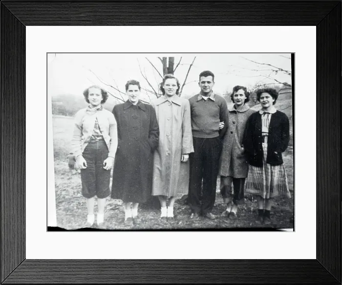 Framed Print : Francis Powers And Sisters Framed Print : Francis Powers And Sisters