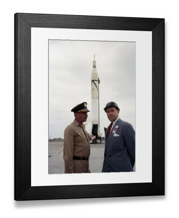 Framed Print : John Medaris with Wernher von Braun Framed Print : John Medaris with Wernher von Braun
