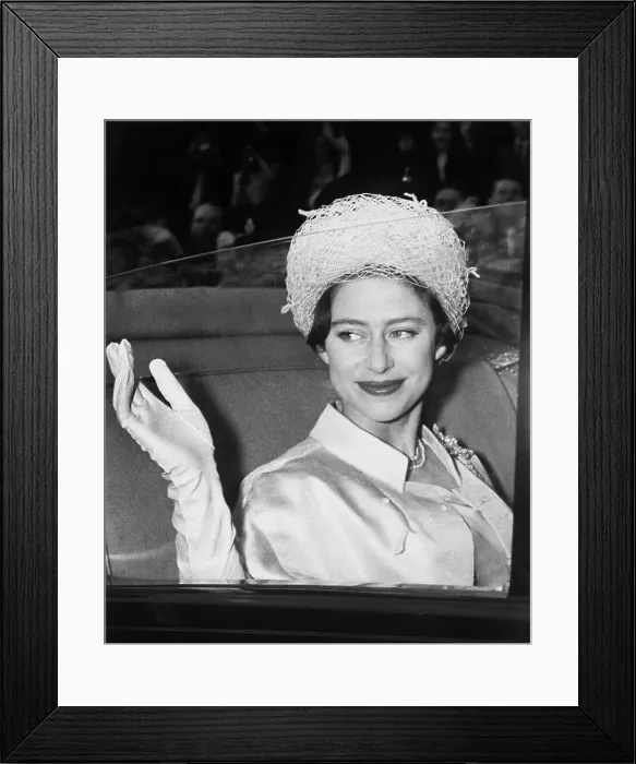 Framed Print : Portrait of Princess Margaret Framed Print : Portrait of Princess Margaret