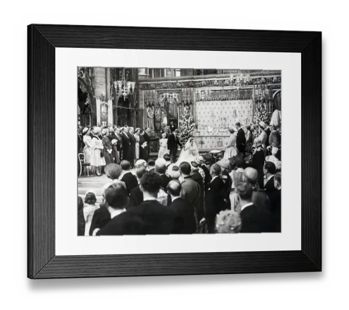 Framed Print : Royal Wedding of Princess Margaret Framed Print : Royal Wedding of Princess Margaret