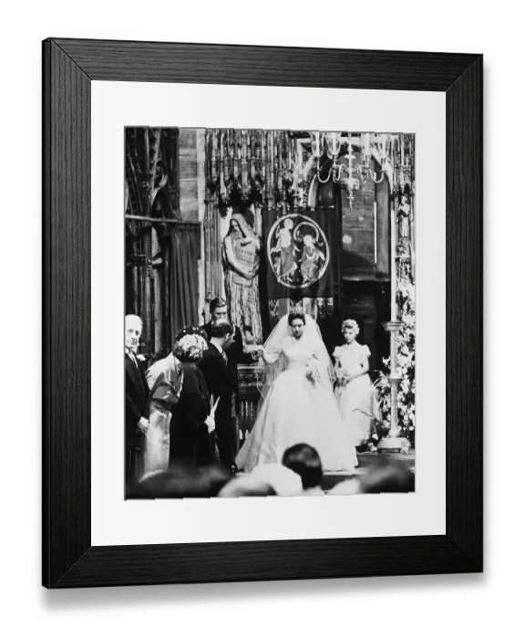 Framed Print : Wedding of Princess Margaret and Antony Jones Framed Print : Wedding of Princess Margaret and Antony Jones